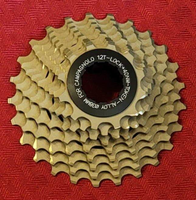 Token Tk95C 9 Speed Road Campy Cassette 12-25T 107 Gr, W/O Lockring 113gr