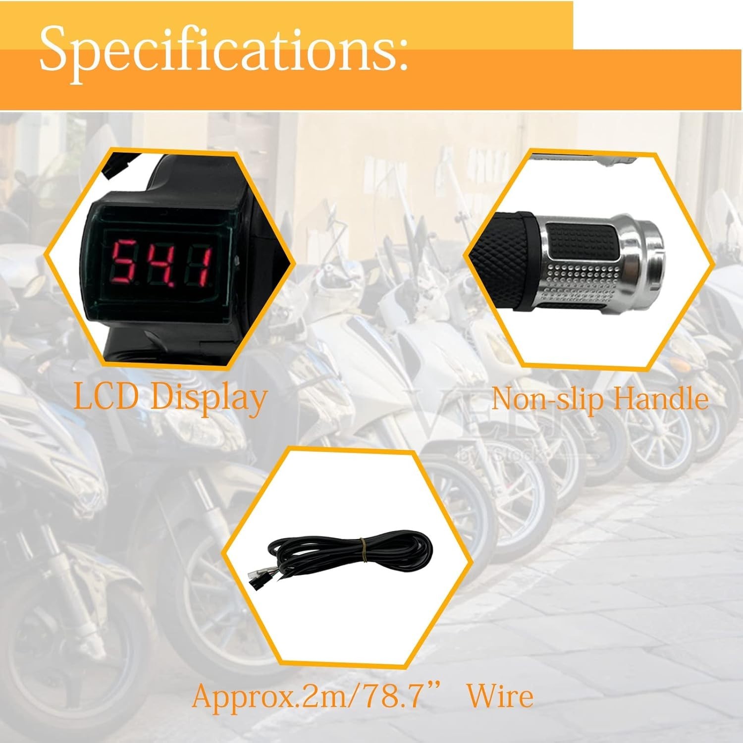 Universal Electric Scooter Twist Handlebar