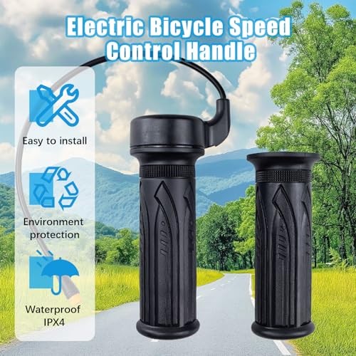 Flylin EBike Throttle Grip, 20X Electric Bicycle Scooter Twist Throttle, with