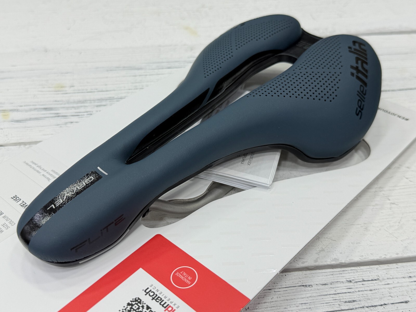 Selle Italia Flite Boost Gravel S3 TI316 Superflow Saddle (Blue Granite)