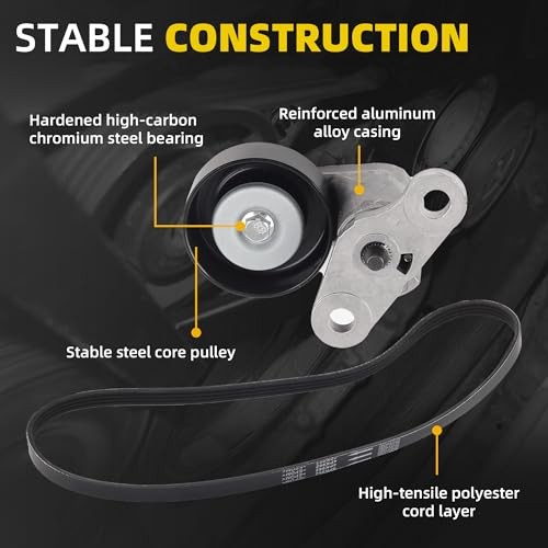 90K-38159 A/C Belt Tensioner Kit Compatible with Chevy Tahoe 2000-2008, Gmc
