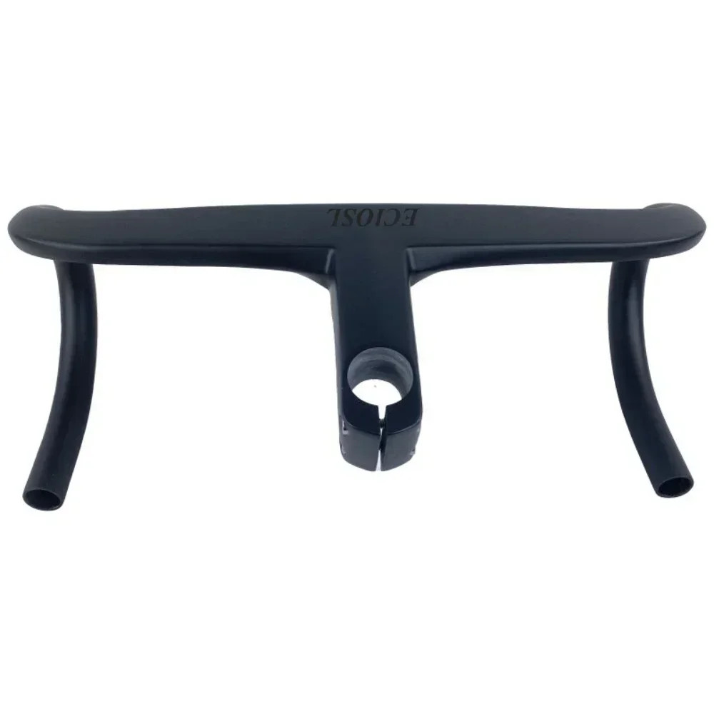 Carbon Road Bicycle Drop Bar with Internal Cable Routing and Computer Support