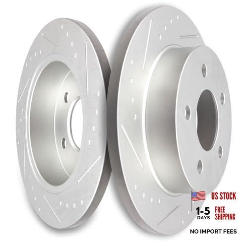 Disc Brake Rotors Kits 54017 Rear Solid Brake Rotors Fit For Ford For Mustang