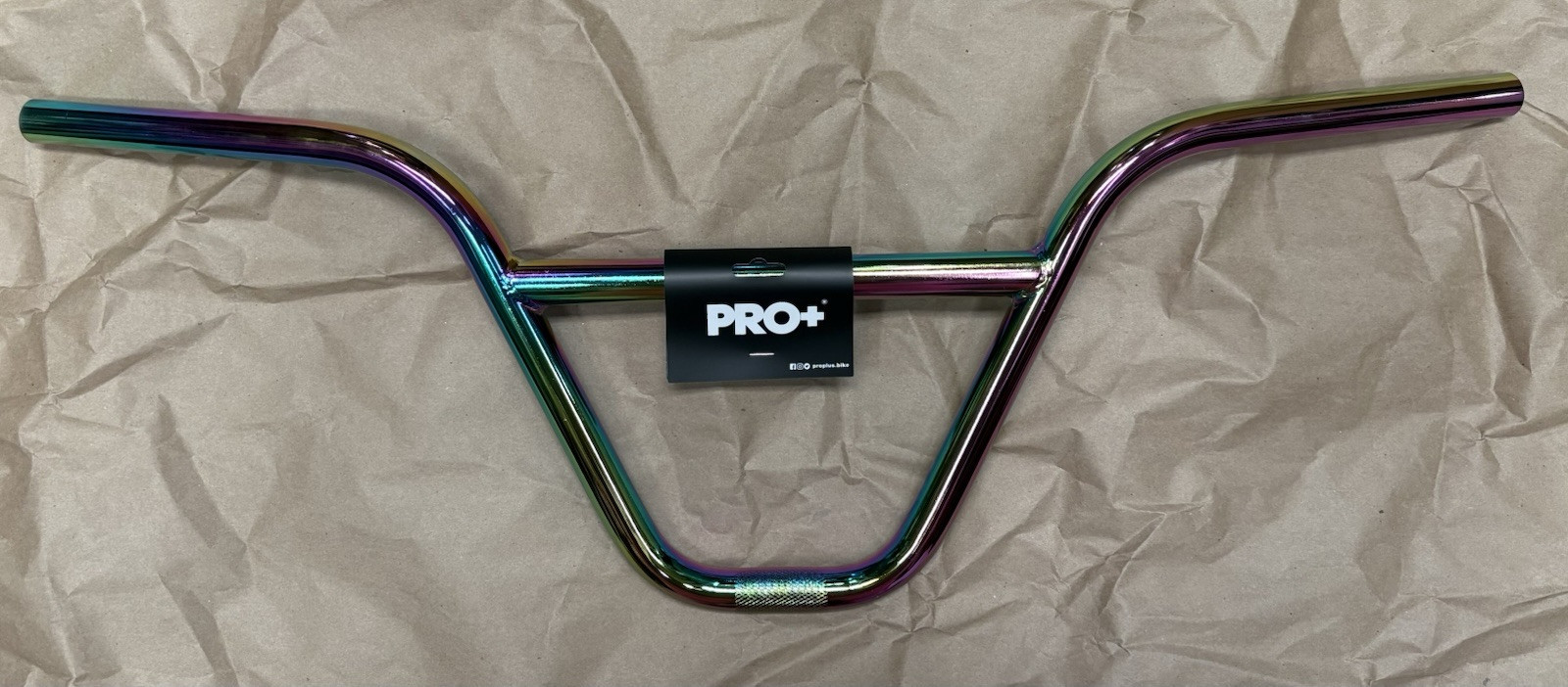 NEO CHROME/ OIL SLICK BMX Handlebar 736 Chromoly 22.2 mm