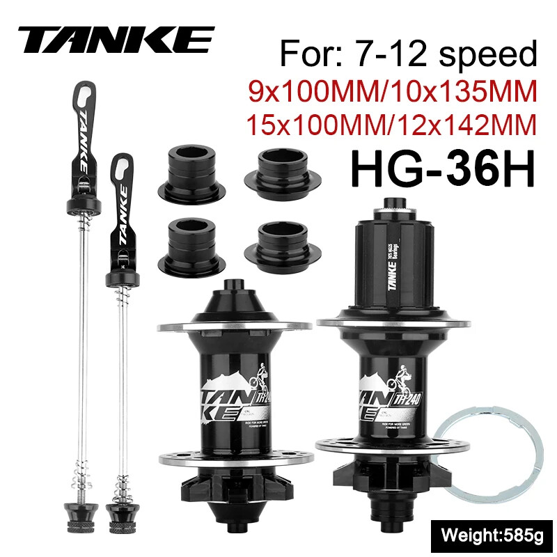 Mountain Bike Quick Release Hub 36H 6 Claw 108 Clicks Sealed Bearing Disc Brake