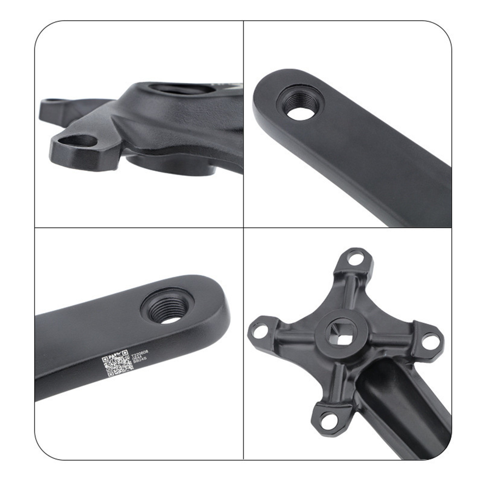 MTB Bike Crank Set 170MM 32-38T with 104BCD Round Narrow Wide Single Chainring