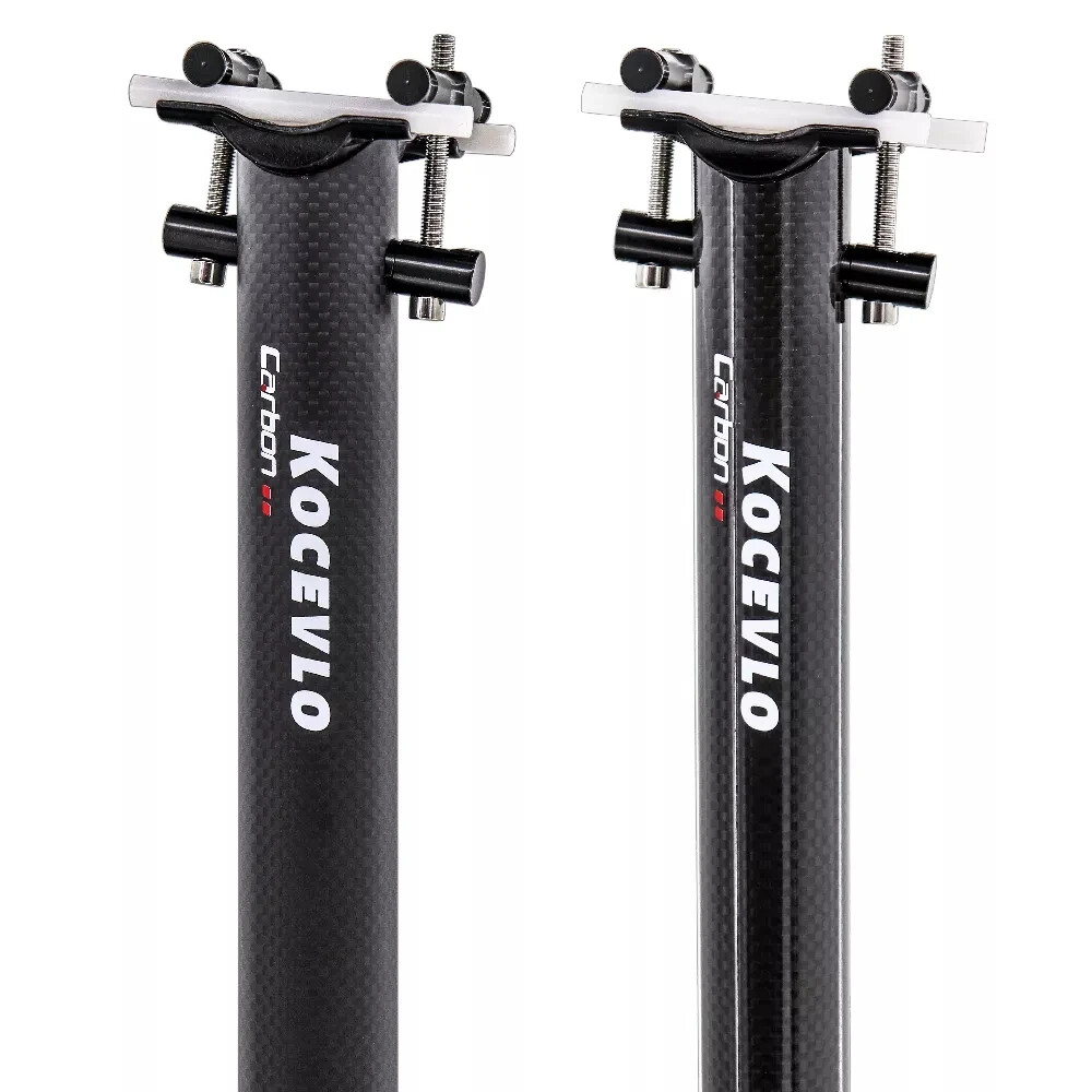 Folding Bike Seatpost 31.8/33.9*580mm Carbon Fibre Bicycle Seatpost Glossy/Matt