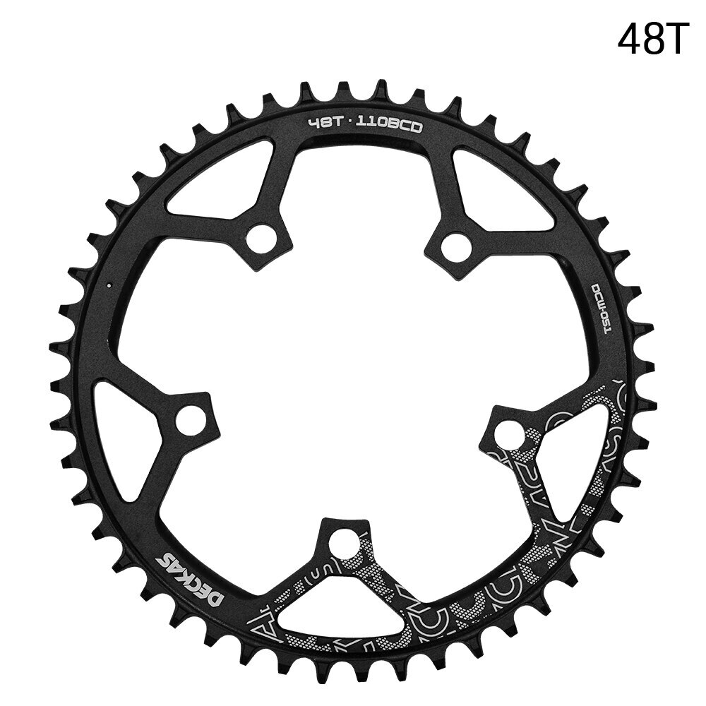 Road Bike Narrow Wide 110BCD Chainring 36T To 52T Crankset Tooth Plate Parts Red