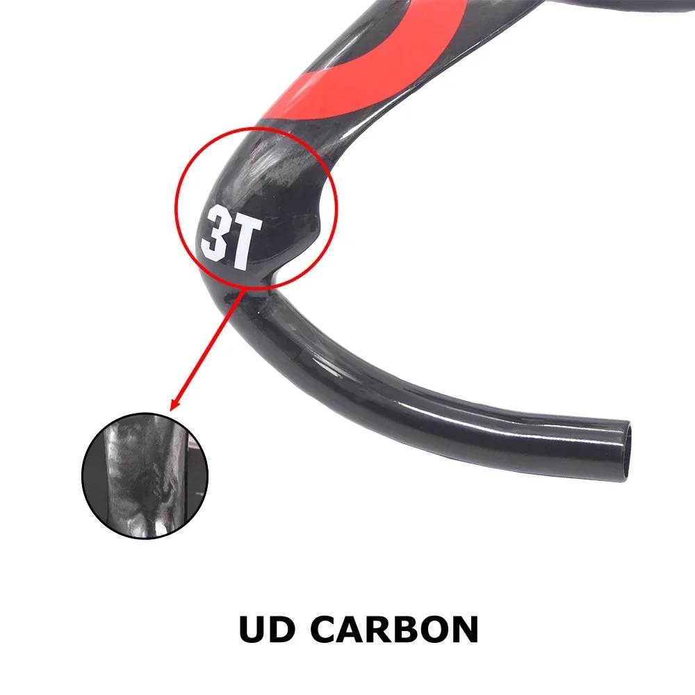 SCATTO LTD Road Bike Track Bar Carbon Cycling Handlebar 31.8mm Width