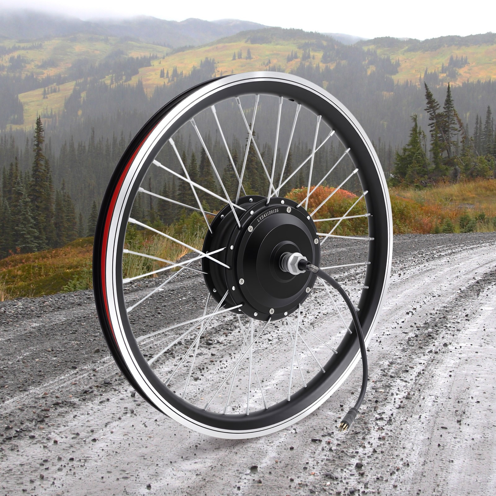 20″ Inch Front Wheel 36V Electric Bicycle Ebike Conversion Kit Hub Motor Cycling