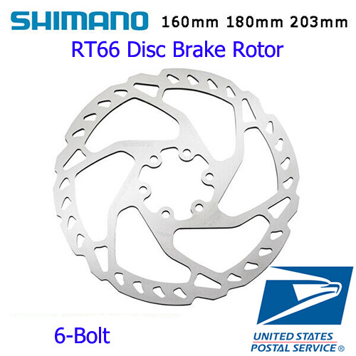 Shimano Deore SLX SM-RT66 Disc Brake 6-Bolt Rotor 160mm 180mm 203mm MTB