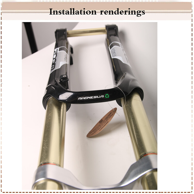 26″ ZOOM DH680 MTB Bike Suspension Forks Disc 1-1/8″ Thru Axle Downhill Mountain