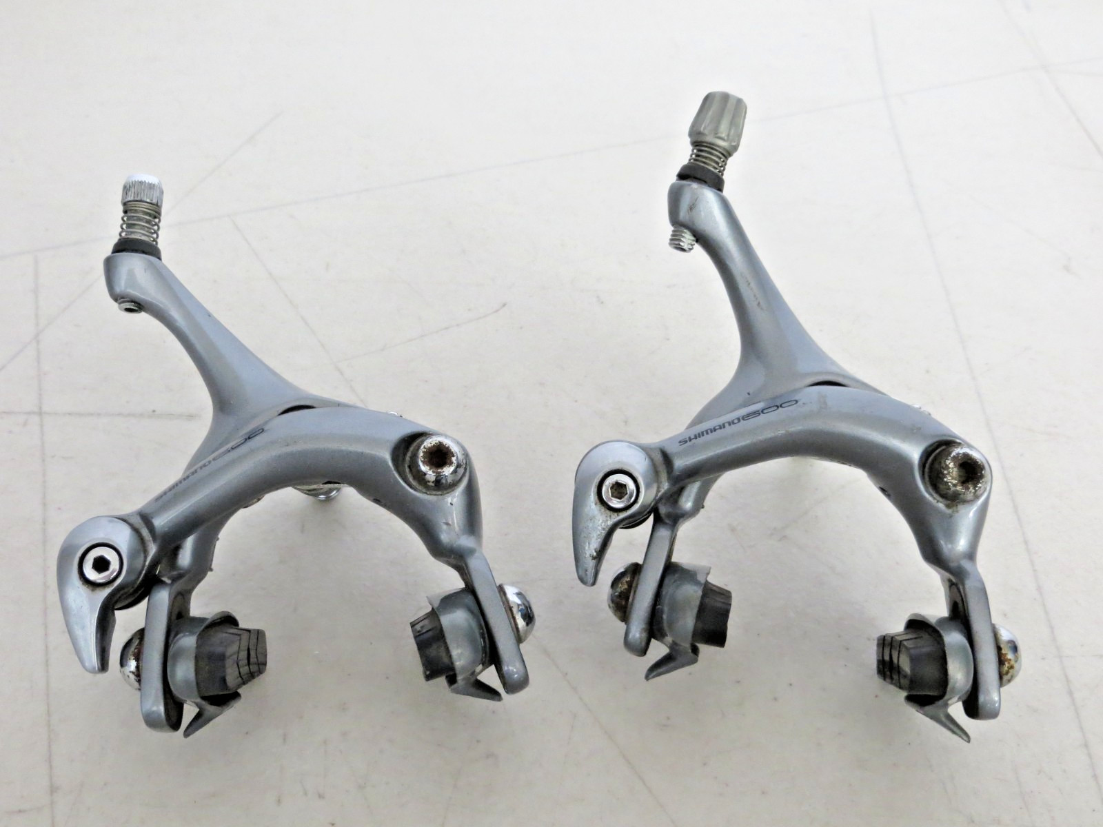 Shimano 600 Tricolor Road Bike Brake Calipers Front + Rear Set BR-6403 Japan