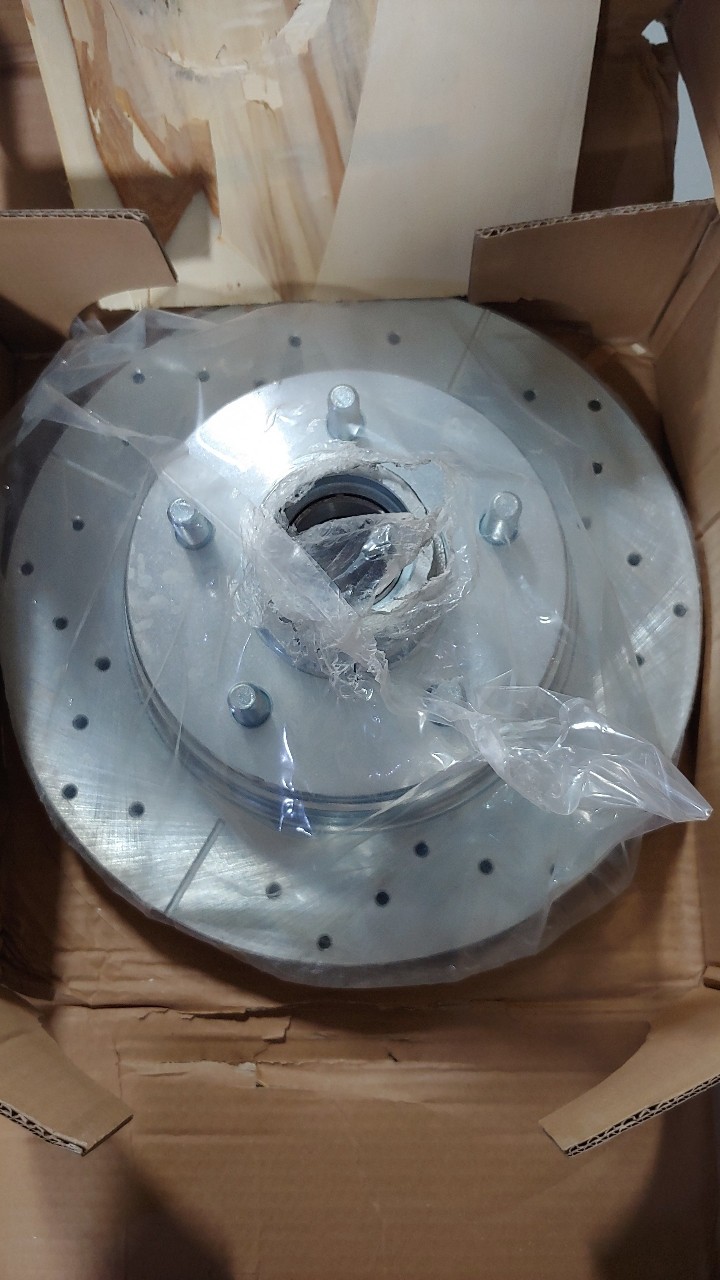 Front Disc Brake Rotor & Caliper Kit