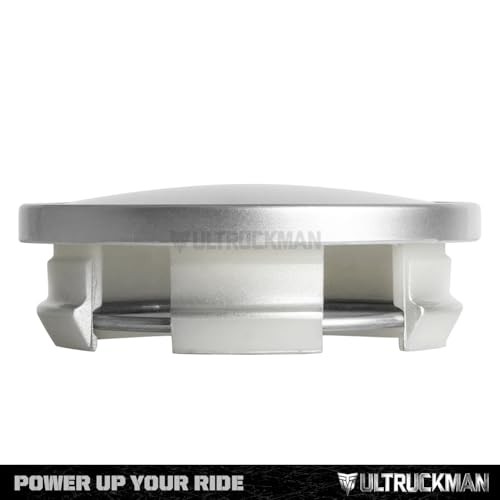 2.5Inch 63MM Wheel Center Caps for Dodge RAM Outer 63MM , Inner 56MM Silver