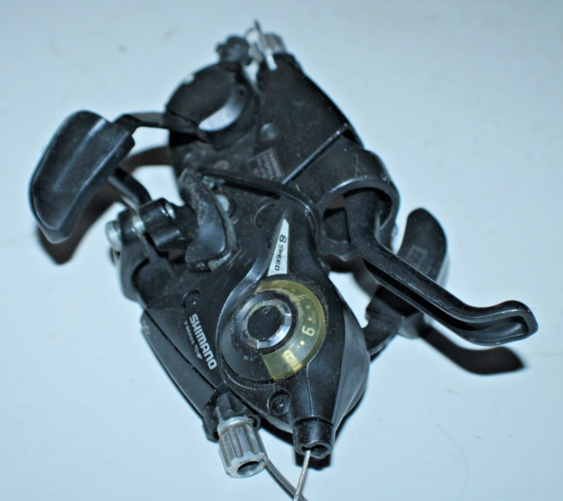 Shimano Trigger Shifter Brake Set ST-EF51-8R/L Black 3×8 Speed MTB USA Shipper:)