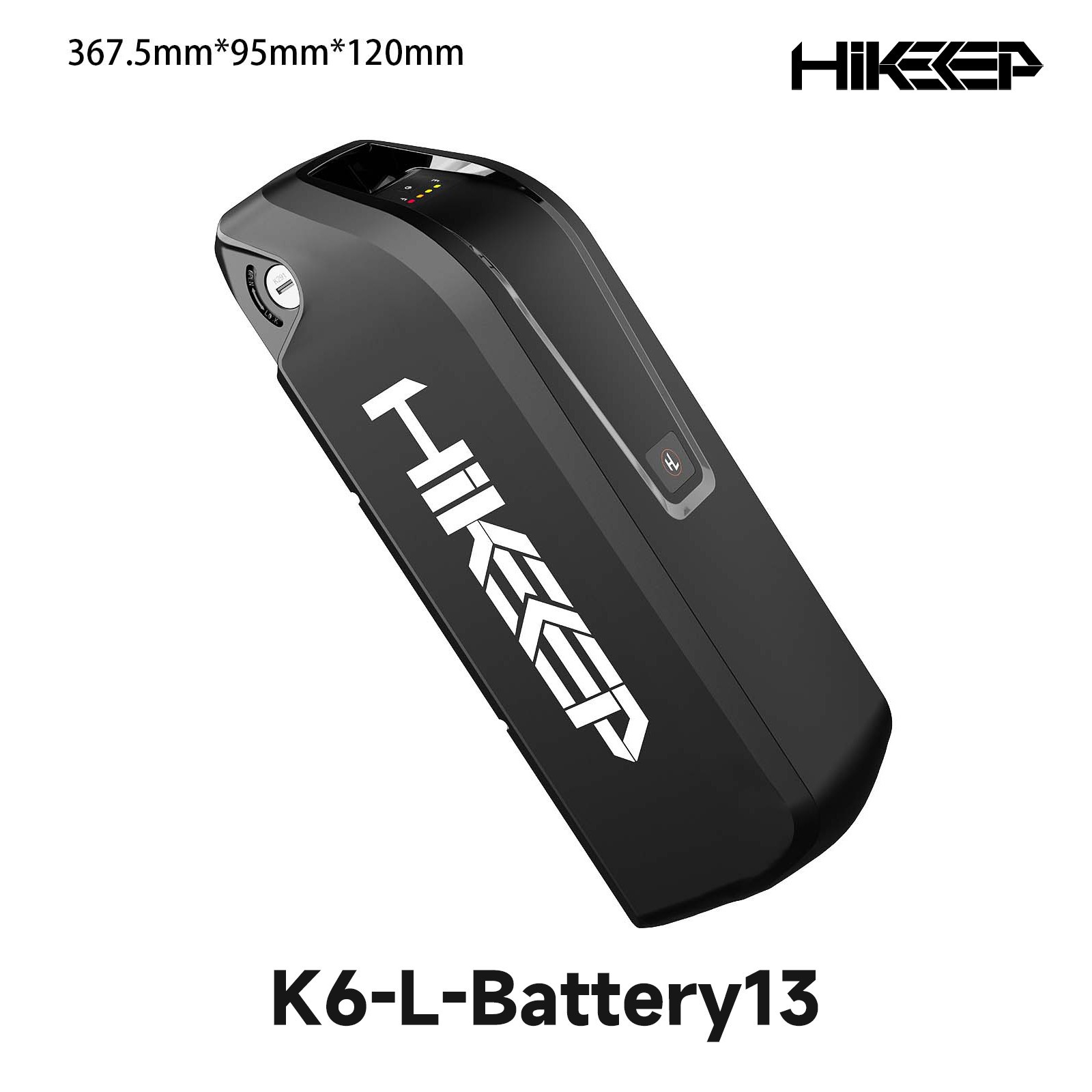 Hikeep Lithium Battery 48V/15AH for K6-L Electric E-bike High-capacity Battery