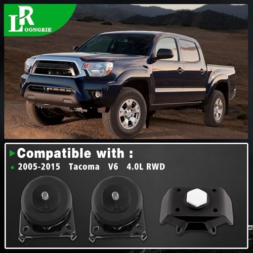 Engine Motor and Trans Mounts Compatible with Tacoma 2005-2015 4.0L V6