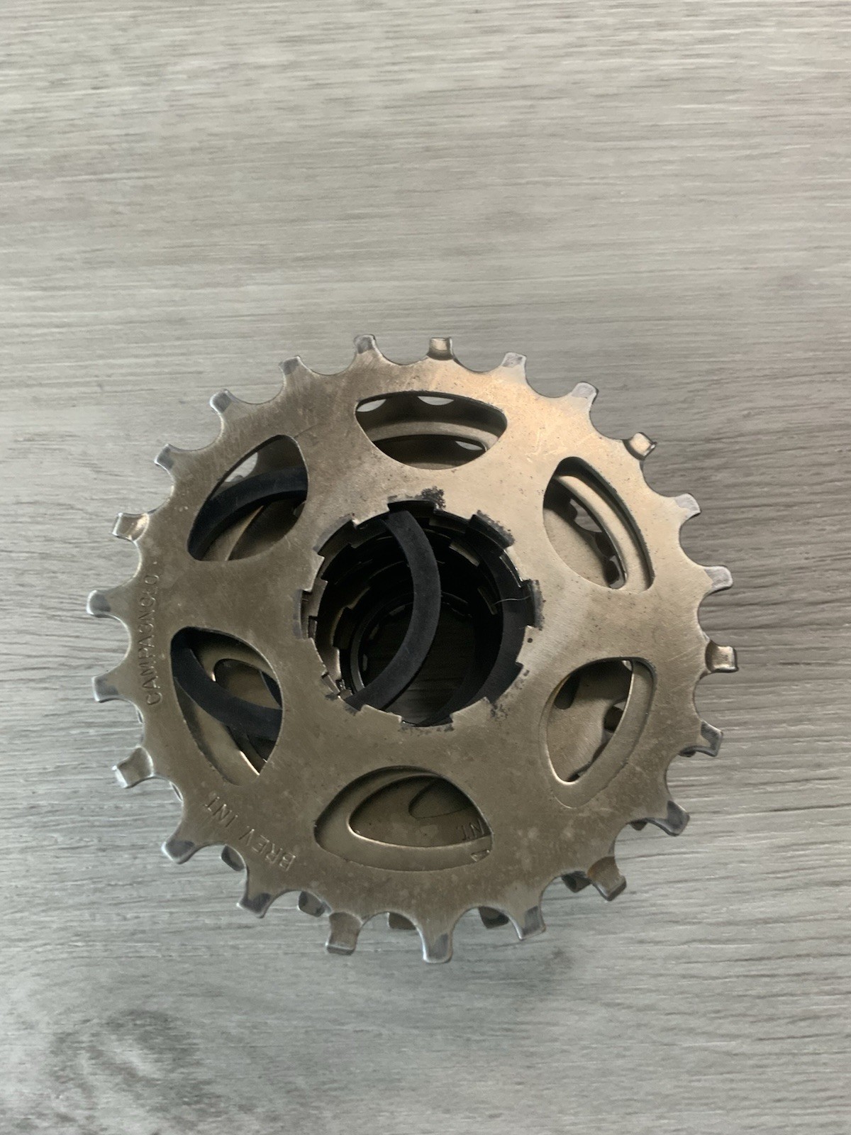 CAMPAGNOLO 8 SPEED CASSETTE 14-23 TOOTH EXA-DRIVE WITH SPACERS AND LOCK RING