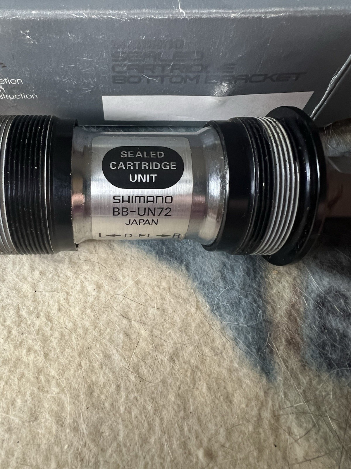 Shimano Sealed Cartridge Bottom Bracket BB-UN72 127mm BC137 68 Japan