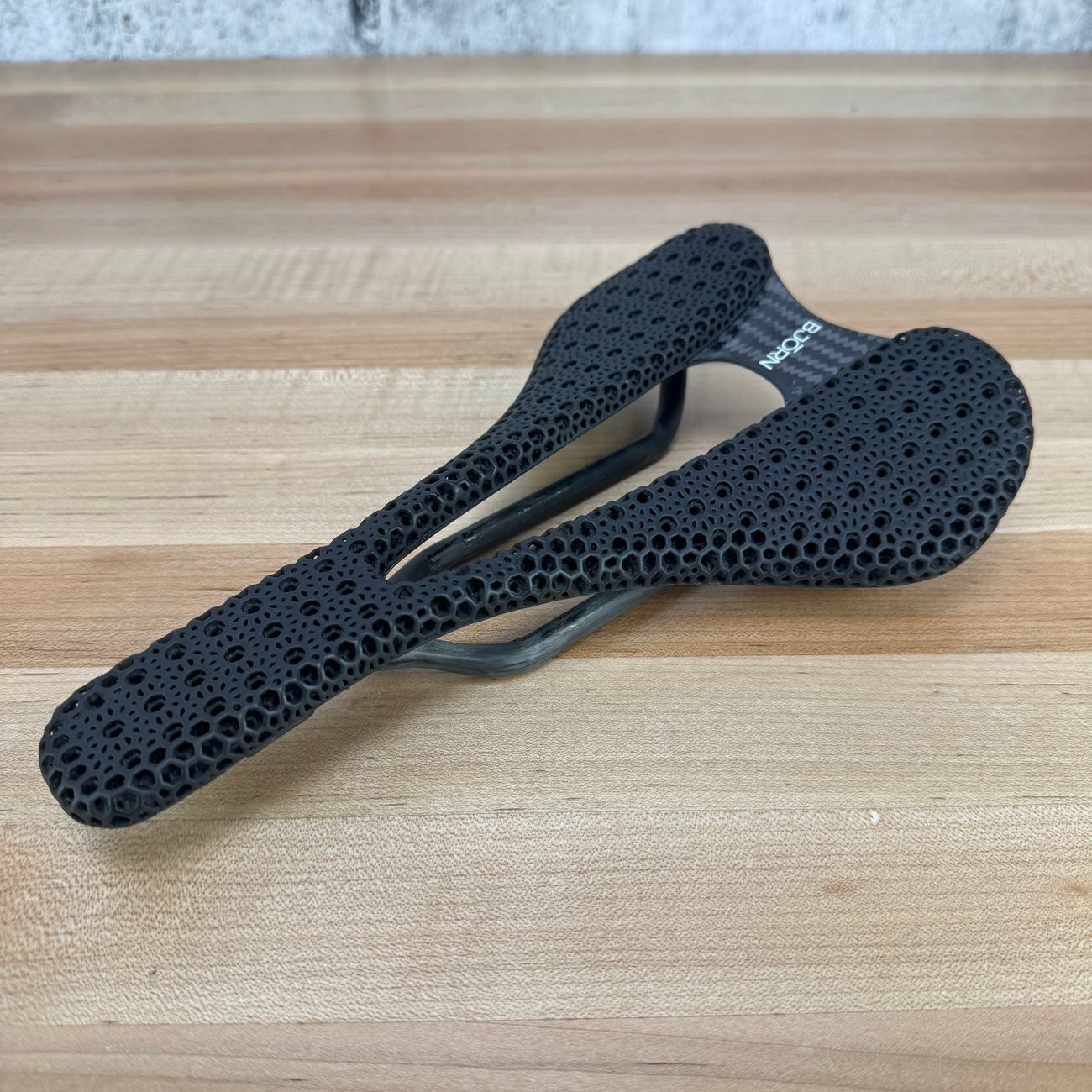 Low Mile! Bjorn Setka 155mm 7x9mm Carbon Rails 3D Printed Bike Saddle 139g
