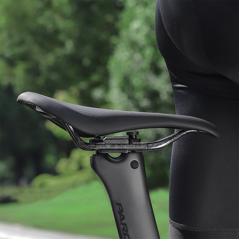 WEST BIKING Carbon Fiber Leather Bicycle Saddle Hollow Road Bike Seat Saddle