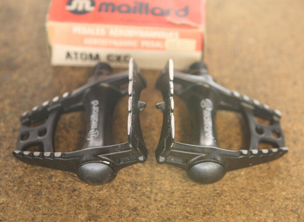 Vintage NOS NEW NIB French Maillard Normandy Atom CXC bicycle pedals pedalset