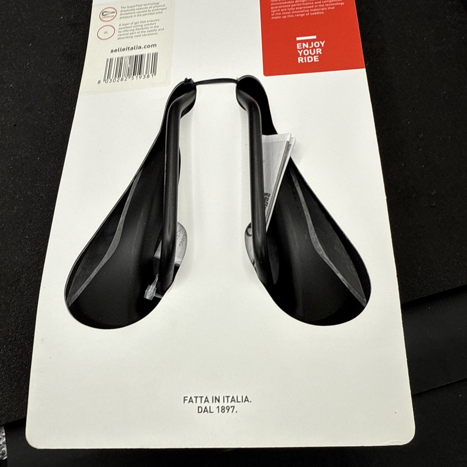 Selle Italia St 7 Superflow Hi-viz L3 Cycling Saddle Seat 165mm Width (9419-20)