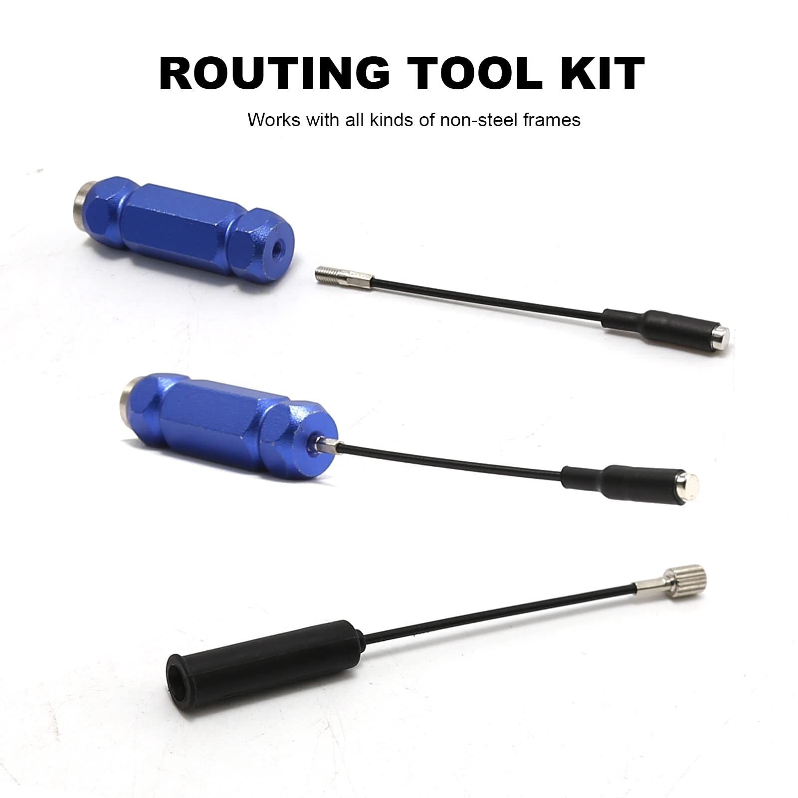 Bike Internal Cable Routing Tool Kit Replacement for 4-5.5mm Cable Housing, D…