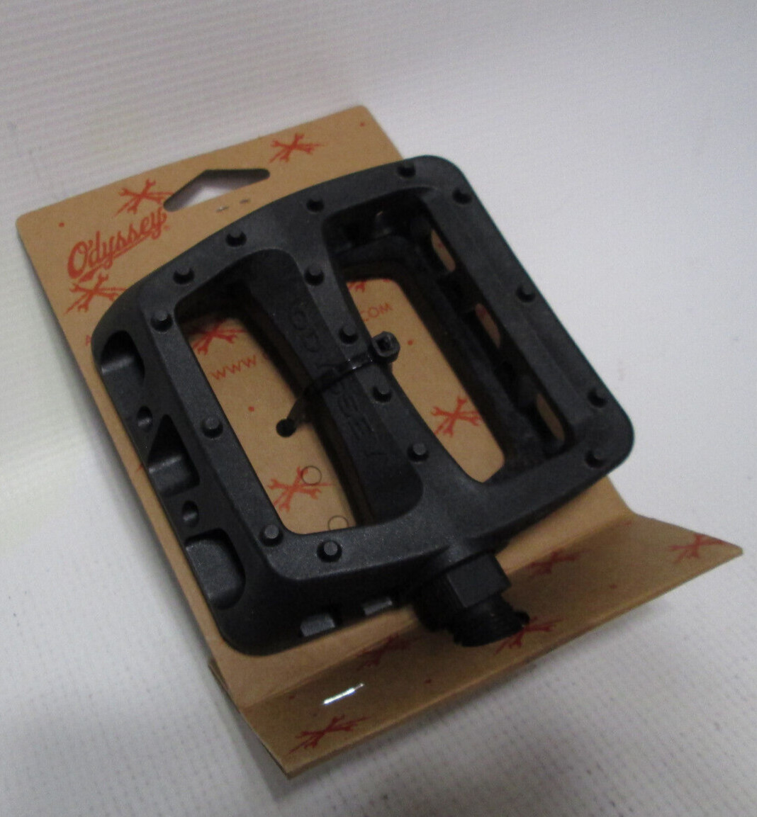 Odyssey Twisted PC Pedals Platform Composite/Plastic, 9/16″ Black Fit Shadow