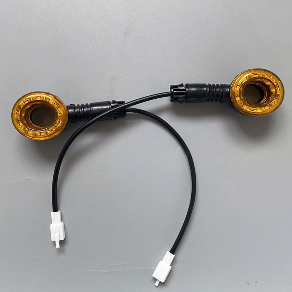 Black and Yellow Electric Bicycle Turn Signal Lights with 48V and 60V Voltage