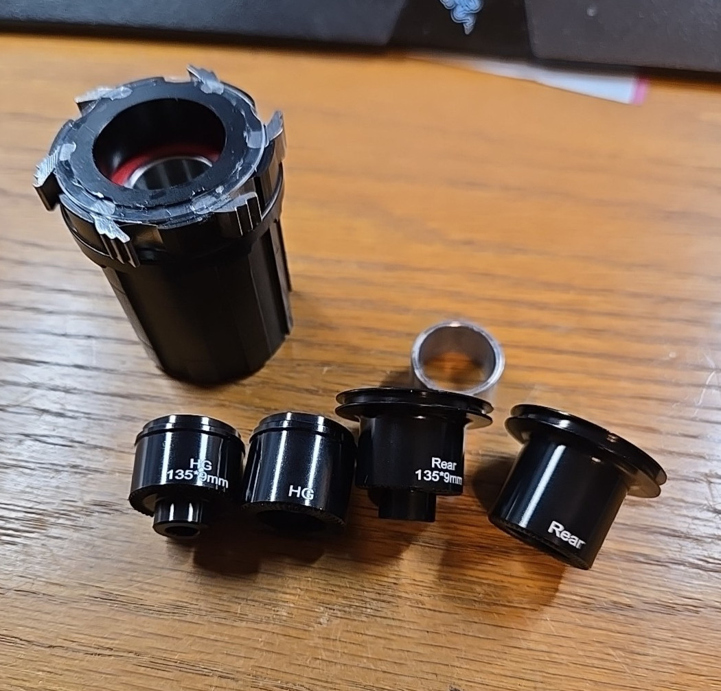 Hubs Service Kits for JGbike Hubs only – Hub Driver & End caps Shimano HG 8-11S