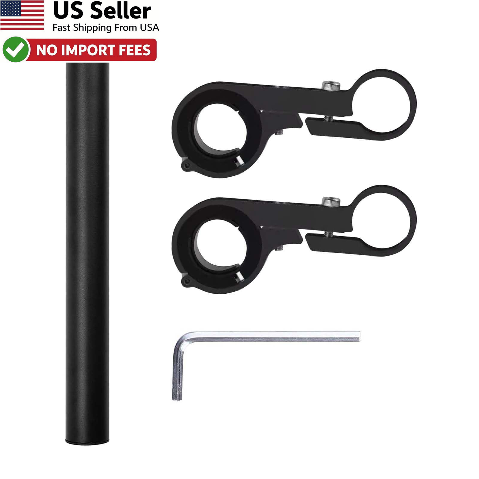 Bicycle Handlebar Extender Aluminum Alloy 11 8 In Bracket Extension Phone GPS