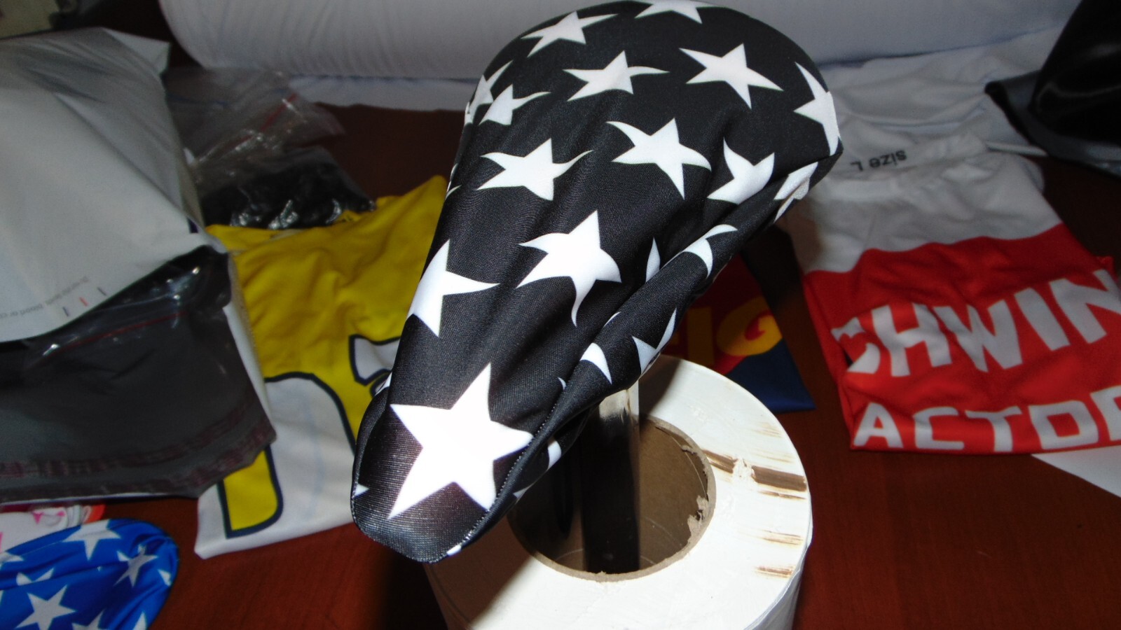 BMX Bicycle Seat Cover Vintage Trick Star Bike Saddle Cover Old School Black