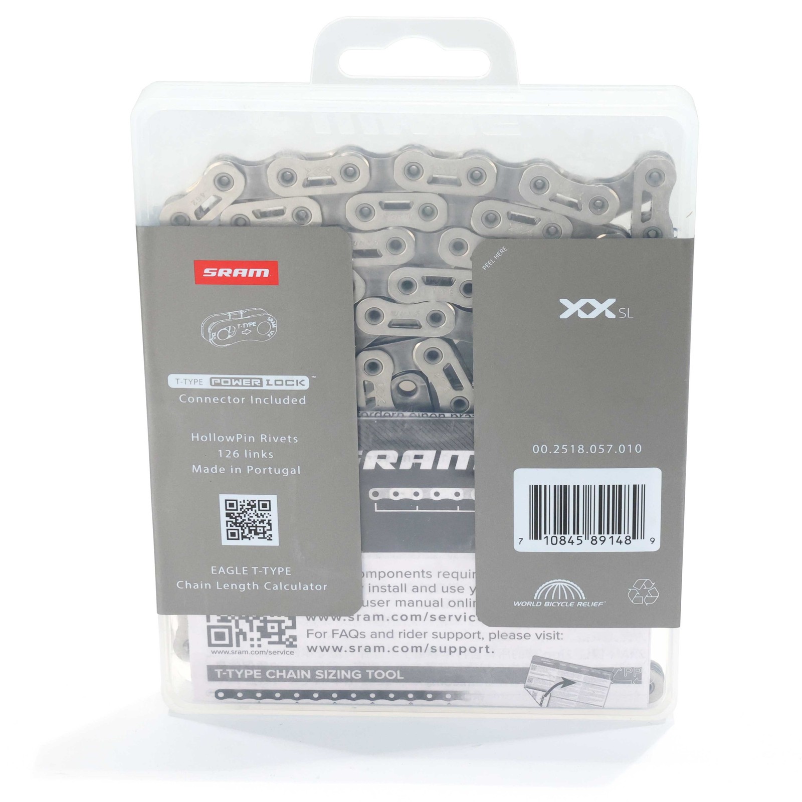 SRAM XX SL T-Type Eagle Transmission Groupset, 165mm, 34T, UDH Only, 55mm CL
