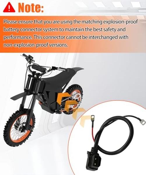 Battery to Discharge Port Connector Fits for Tuttio Soleil01 Ebike Battery