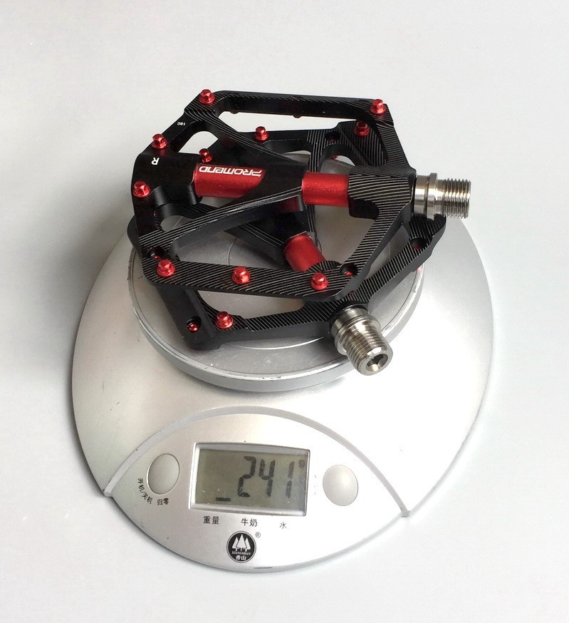 Aluminum titanum axle Road MTB Mountain Bike XC Bicycle Pedal Flat Pedals