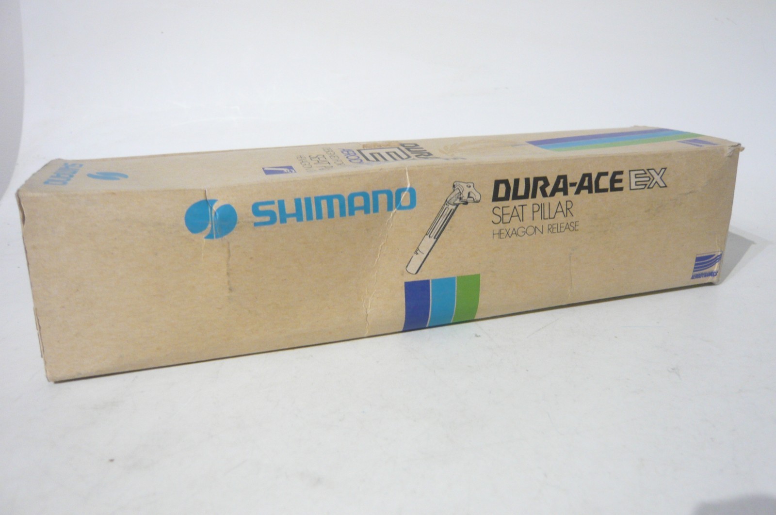 Shimano SP-7200 1981 Dura-Ace EX 26.8mm x 200mm fluted aluminum tubing seat post
