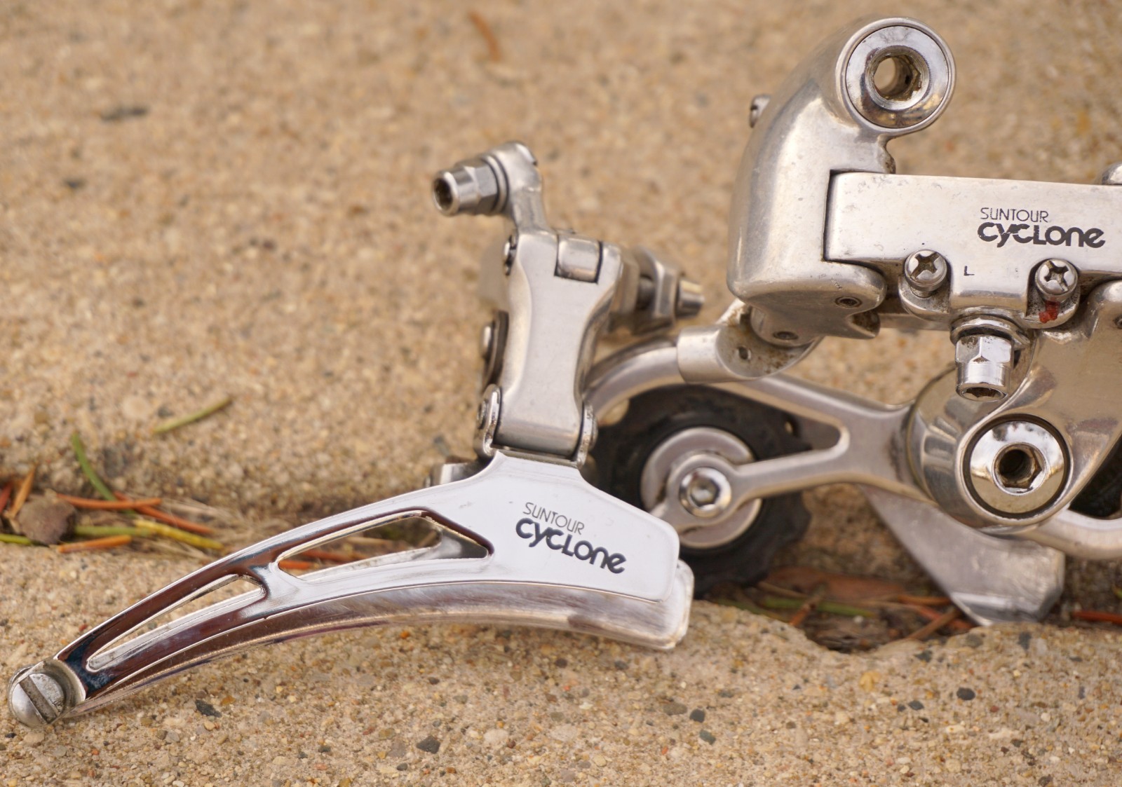 Suntour Cyclone Derailleur Set Front Rear 6 7 Speed Friction Vintage Bike Trek
