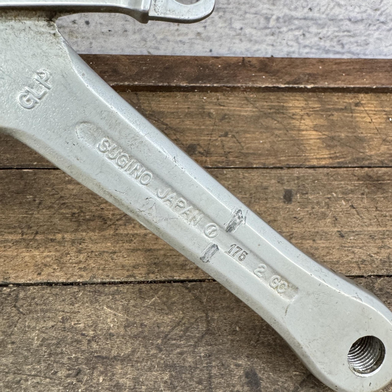 Vintage Sugino GLP Crank Arm RIGHT 175 Mm 144 BCD Square Taper Silver Japan