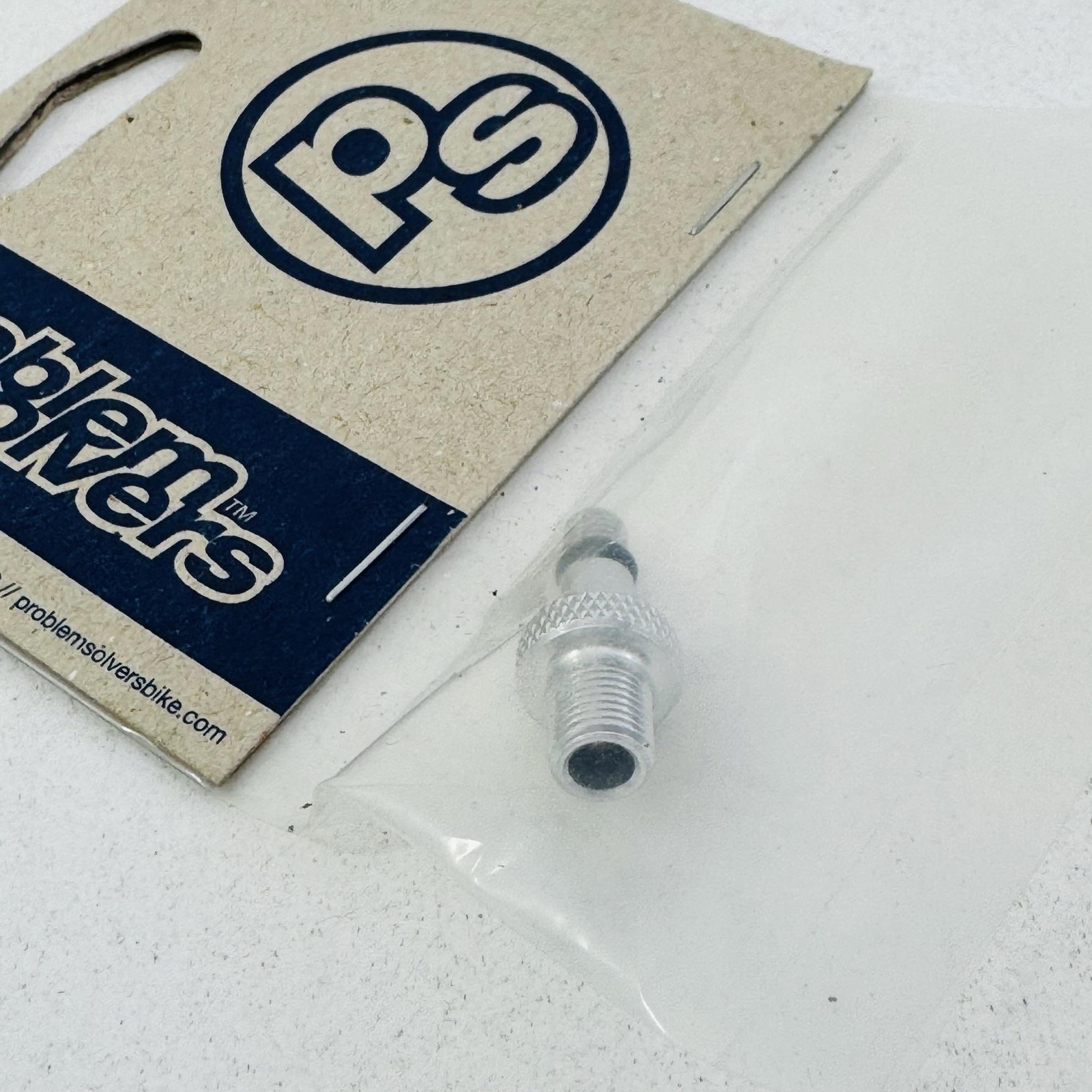 Problem Solvers PS 99-00 R/S SID Pump Adapter Silver MTB Bike Lockring S03
