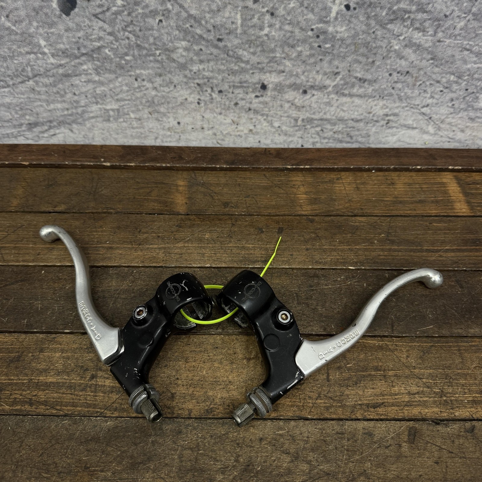 Vintage Dia-Compe Mountain Brake Levers 1983 Pair 80s 4-Finger 22.2mm BMX