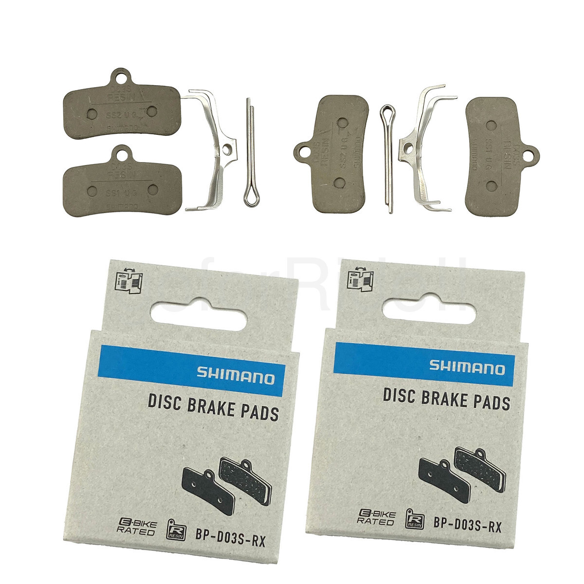 2Pairs 4-Piston Shimano SAINT ZEE XT Resin Brake Pad D03S M8120,M8020,M7120,M820