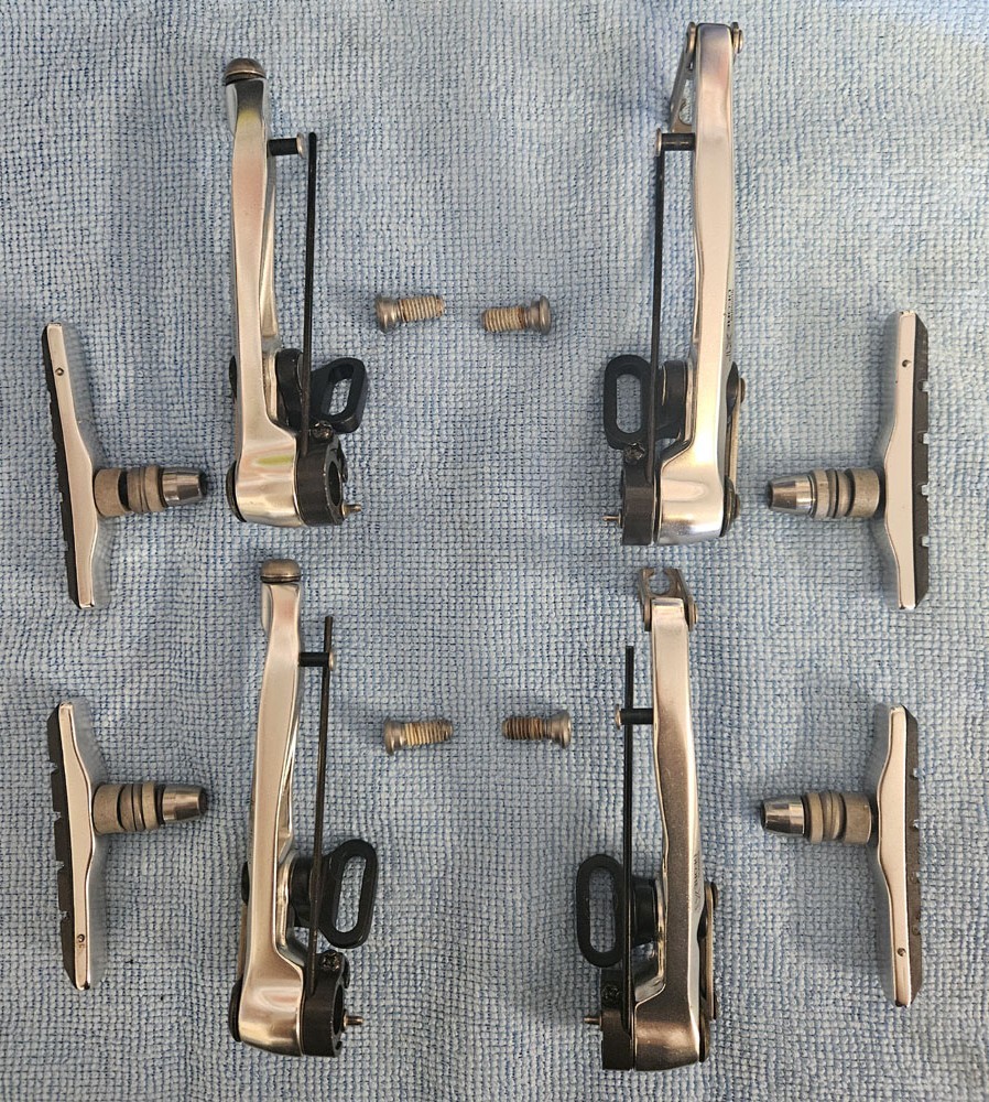 Vintage Shimano XT BR-M739 linear pull V- brakes MTB mountain bike good shape