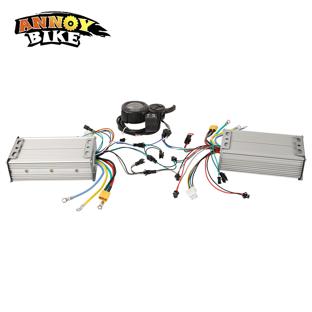 48v 60v 72v 50A Dual Drive Controllers With LCD Display Set For Electric Scooter