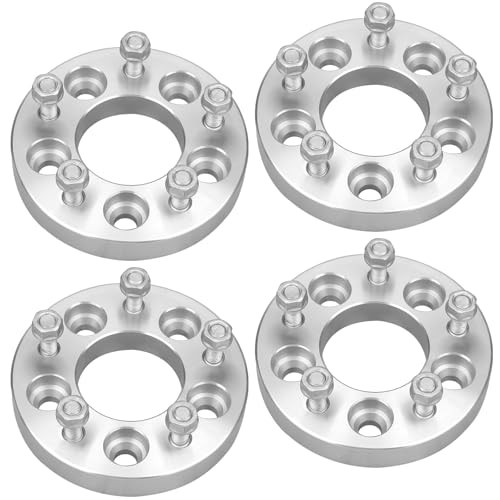 1in 5×4.5 to 5×4.75 Wheel Spacers, 4pcs 5×114.3 M12x1.5 Studs 74mm Bore