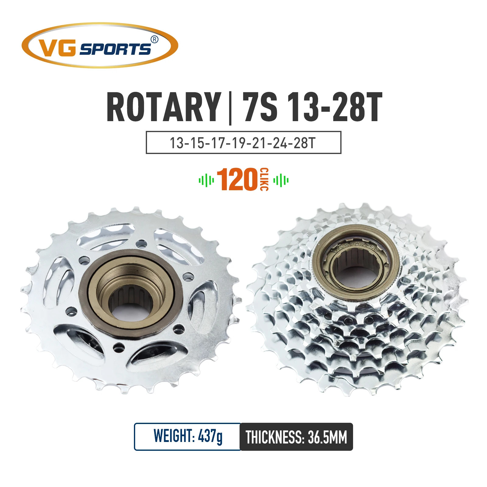 1Pc Bike Sprocket 5/6/7/8/9/10/11 Speed Thread Freewheel 14-28T 13-28/32T 11-32