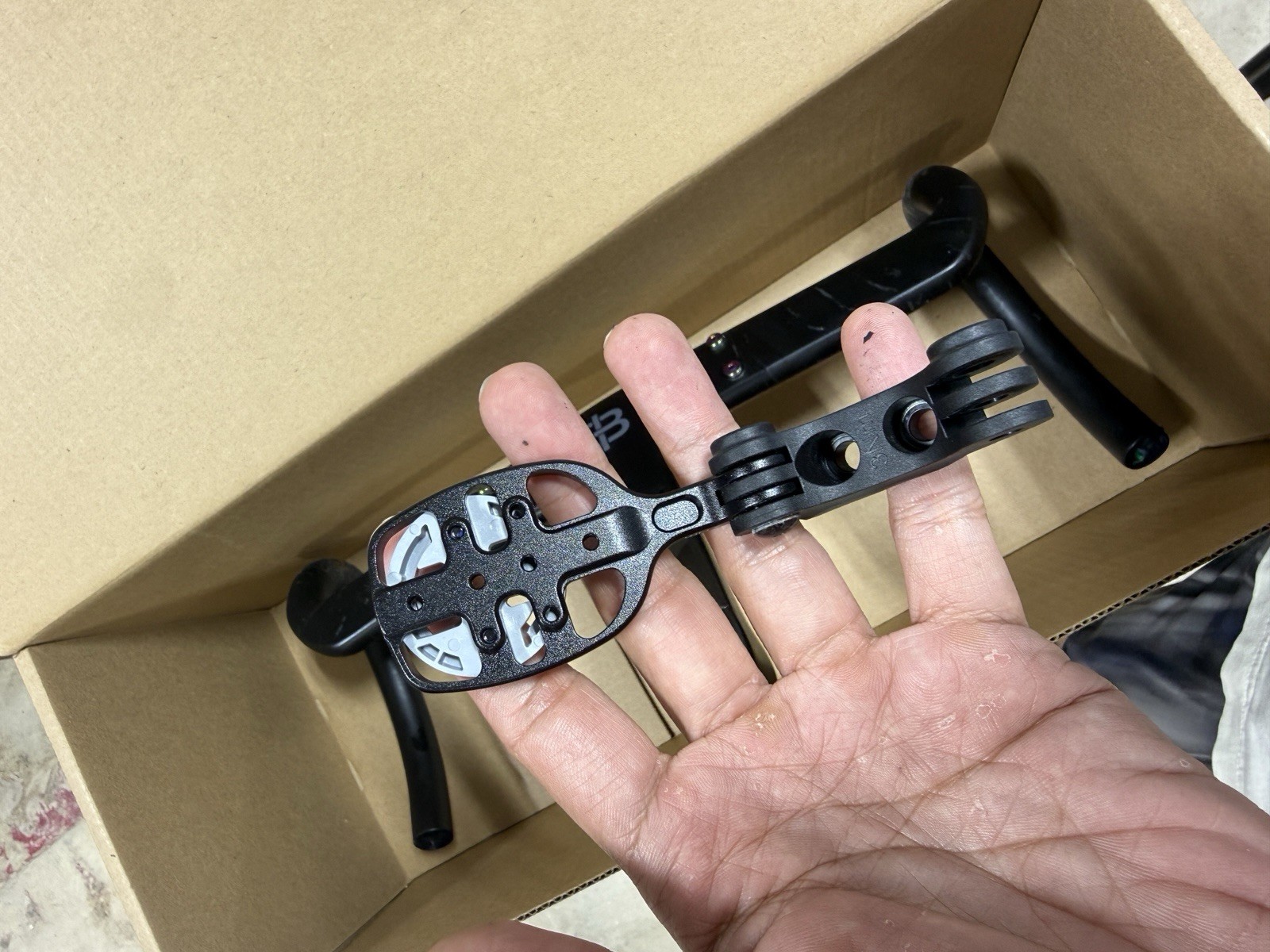 Black Inc Integrated Carbon Handlebars 40cmx120mm