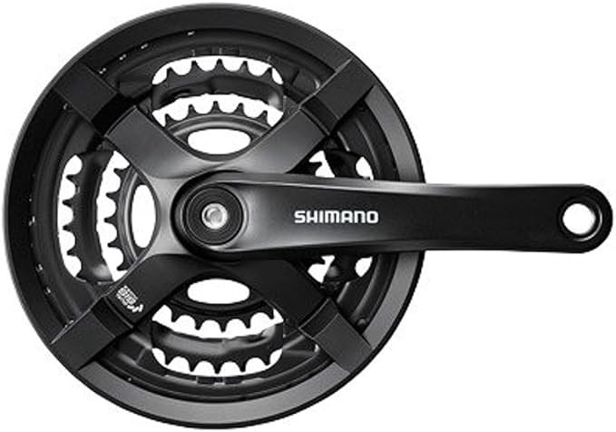 Mountain Bike Crankset 175mm 6 7 8 Speed 48 38 28T Square Taper JIS Triple