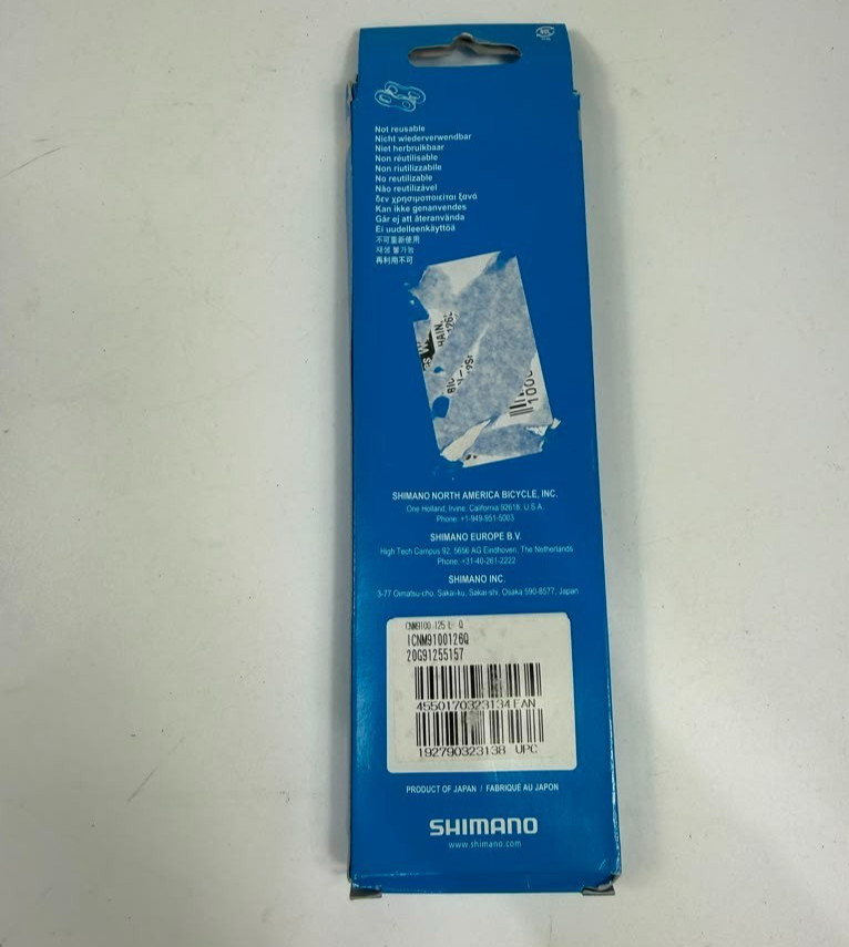 Shimano XTR /Dura Ace CN-M9100 12-Speed 126 L Link Bike Chain – Silver